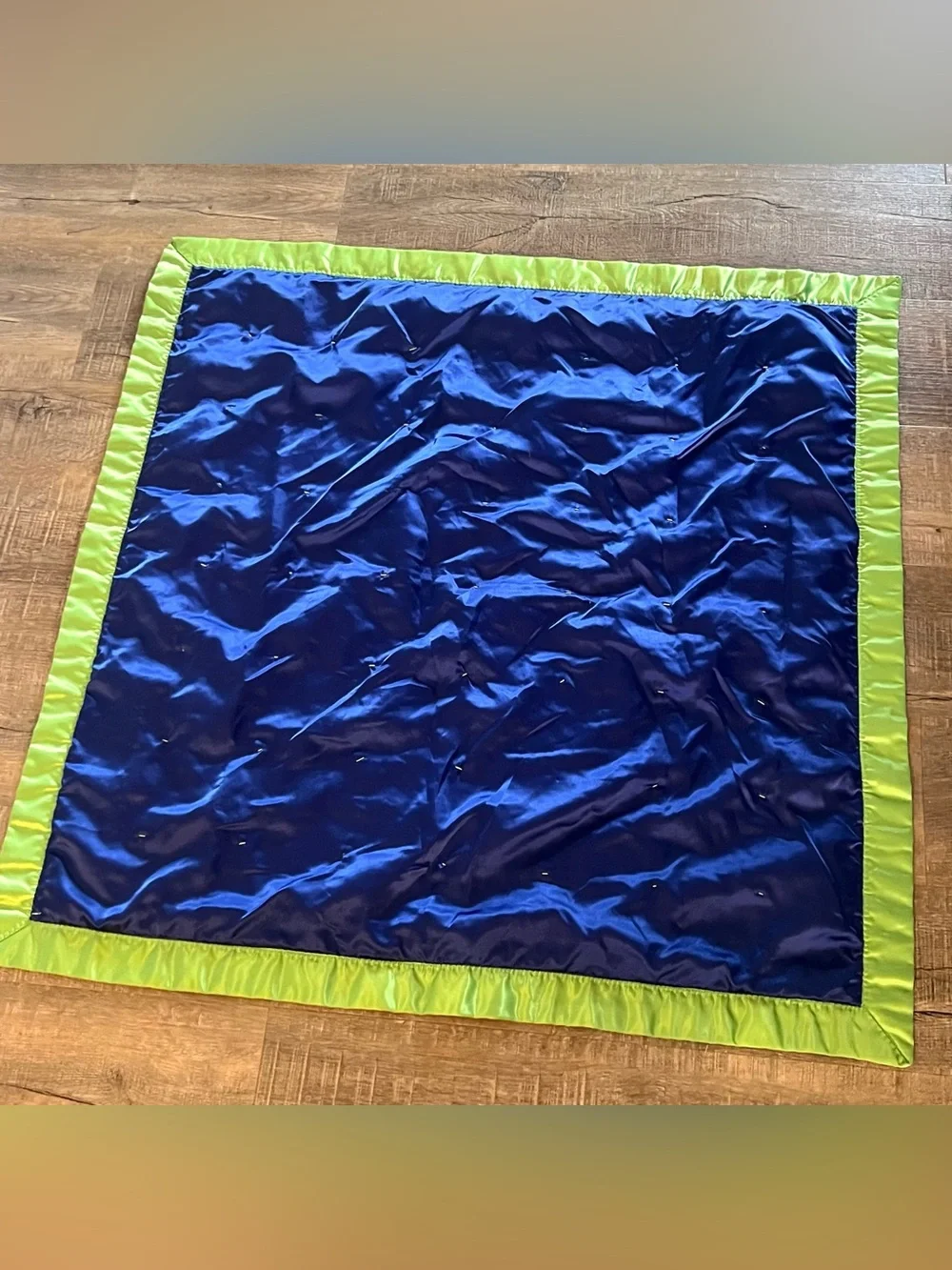Patchwork Baby Quilt in Yellow, Blue, green 36x36” airplanes trucks car